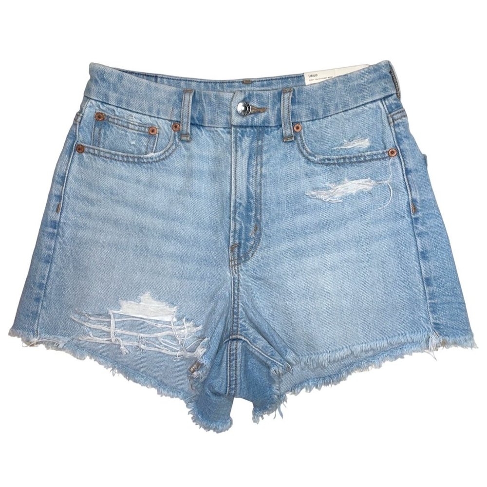 NWT AE American Eagle Curvy 90s Boyfriend Denim Jean Short~High Rise Women 0/25W